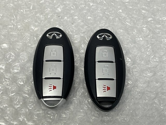 INFINITI インテリジェントキー 3ボタン 2個 インフィニティ パニック くぼみ 検キーレス 日産 北米 USDM QX50 FX35 FX50拍卖