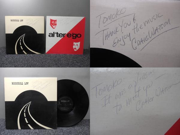 MARSHALL LAW・2枚まとめてにて ( 直筆サイン入り・CRAIG WATSON ) LP盤拍卖