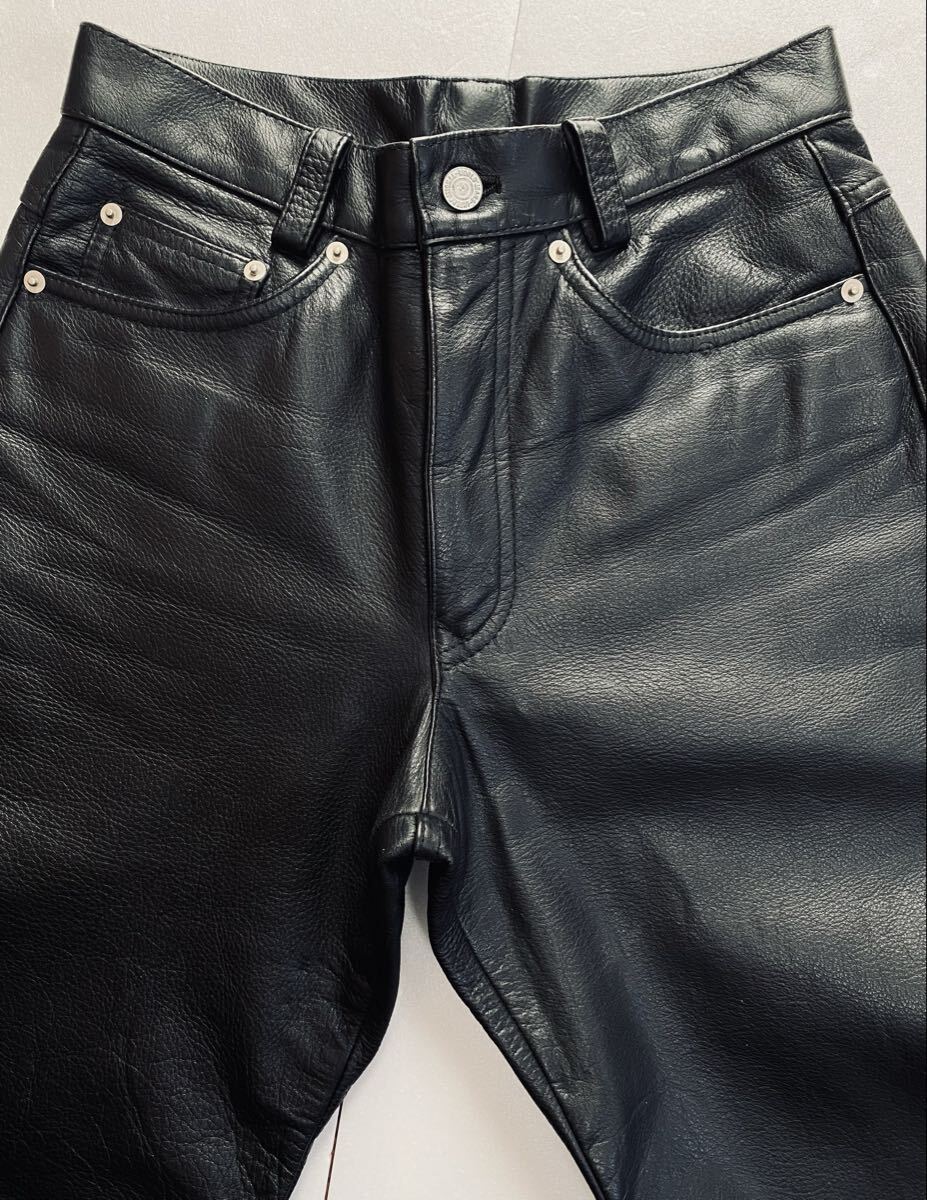 美品◆STORM LEATHER WORKS 革パンツ レザーパンツ バイク サイズ30拍卖