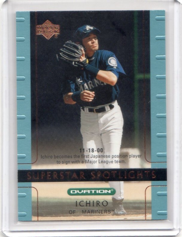 ●イチロー カード Vol.231 2002UD OVATION SUPERSTAR SPOTLIGHTS #90 シアトル・マリナーズ拍卖