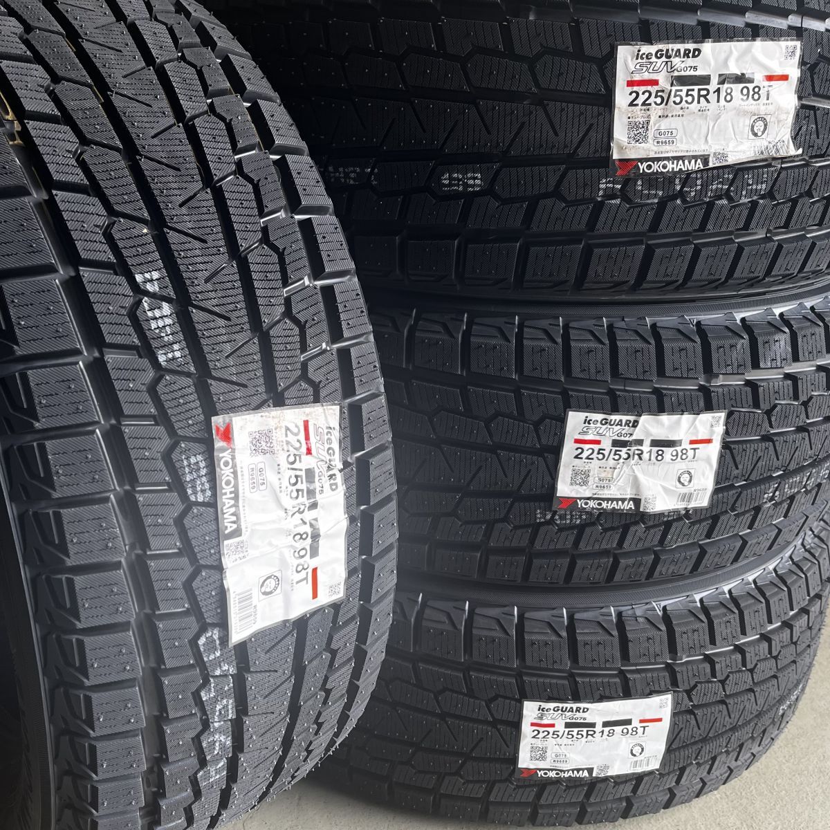 新品 2025年製~ YOKOHAMA ICE GUARD SUV 225/55R18 4本 価格 ヨコハマ アイスガード G075 正規品 個人宅OK 最短当日発送 送料無料拍卖