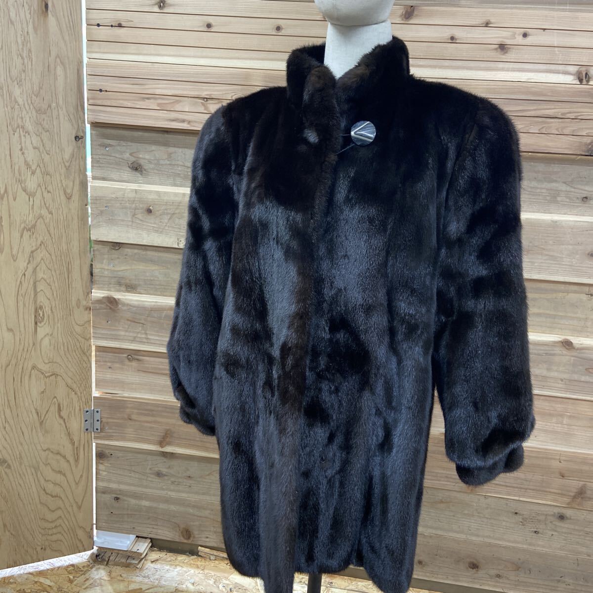 5 AMERICAN ULTRA ミンク 毛皮 ファーコート リアルファー 貂 ミンク 着丈80 サイズ:11拍卖