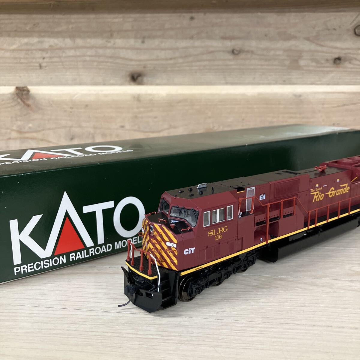 7 KATO カトー 鉄道模型 HOゲージ EMD SD90/43MAC San L uis &Rio Grande #116 #37-6391 詳細未検品 現状販売拍卖