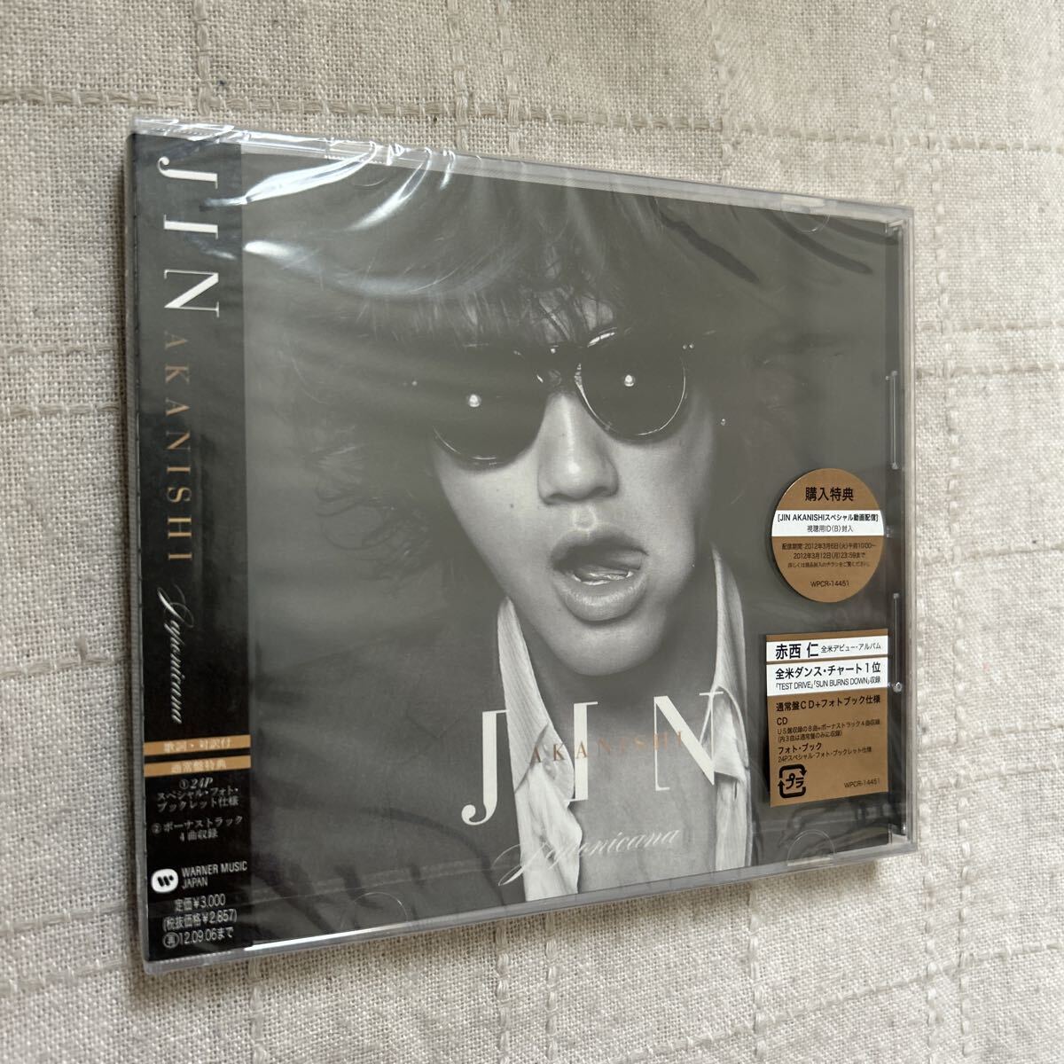 CD JIN AKANISHI / JAPONICANA 通常盤 赤西仁拍卖