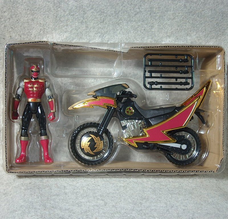 M⑤◆カブトライジャー & バリサンダー セット◆ハリケンジャー◆バンダイ◆バイク◆プラデラ◆プラトイ◆中古品拍卖