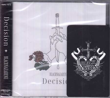 ◆未開封CD★『Decision 通常盤 Type-B / BLACKNAZARENE』ブラックナザレ ASOBE! PARADOX アンチオルトイズム Throne 鼓動★1円拍卖