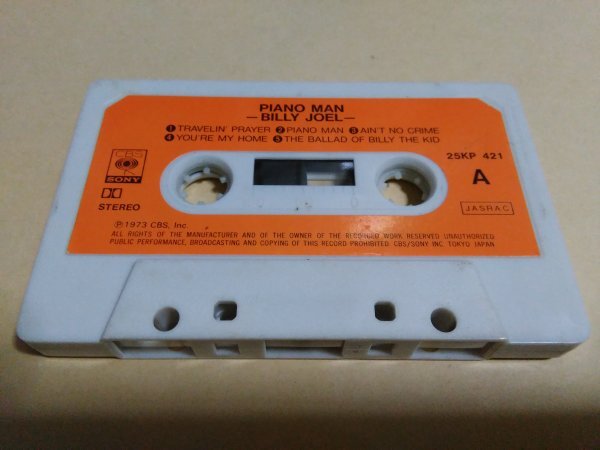 ビリージョエル PIANO MAN カセットテープ拍卖