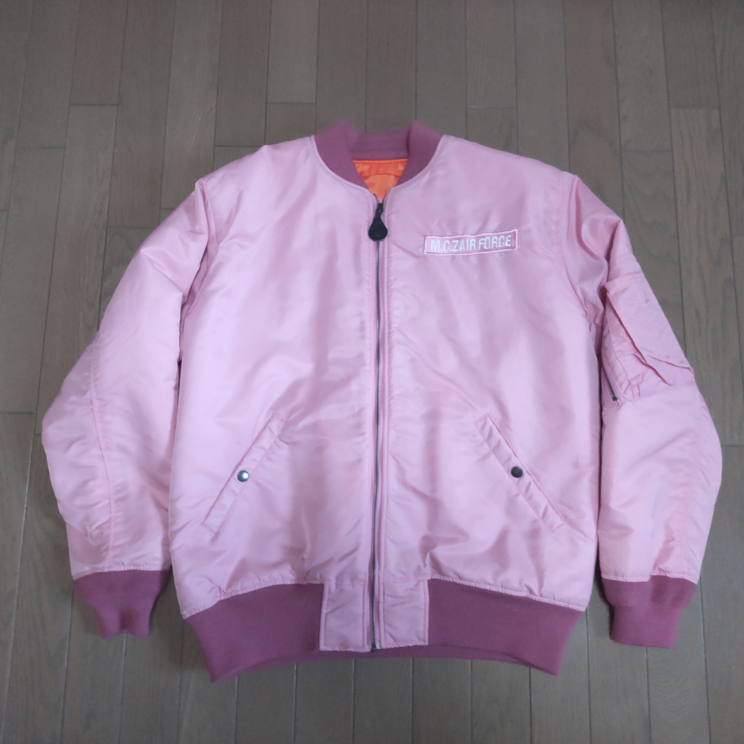 ももいろクローバーZ フライトジャケット MOMOCLO JAPAN MCZ-1 Lサイズ ピンク 佐々木彩夏拍卖