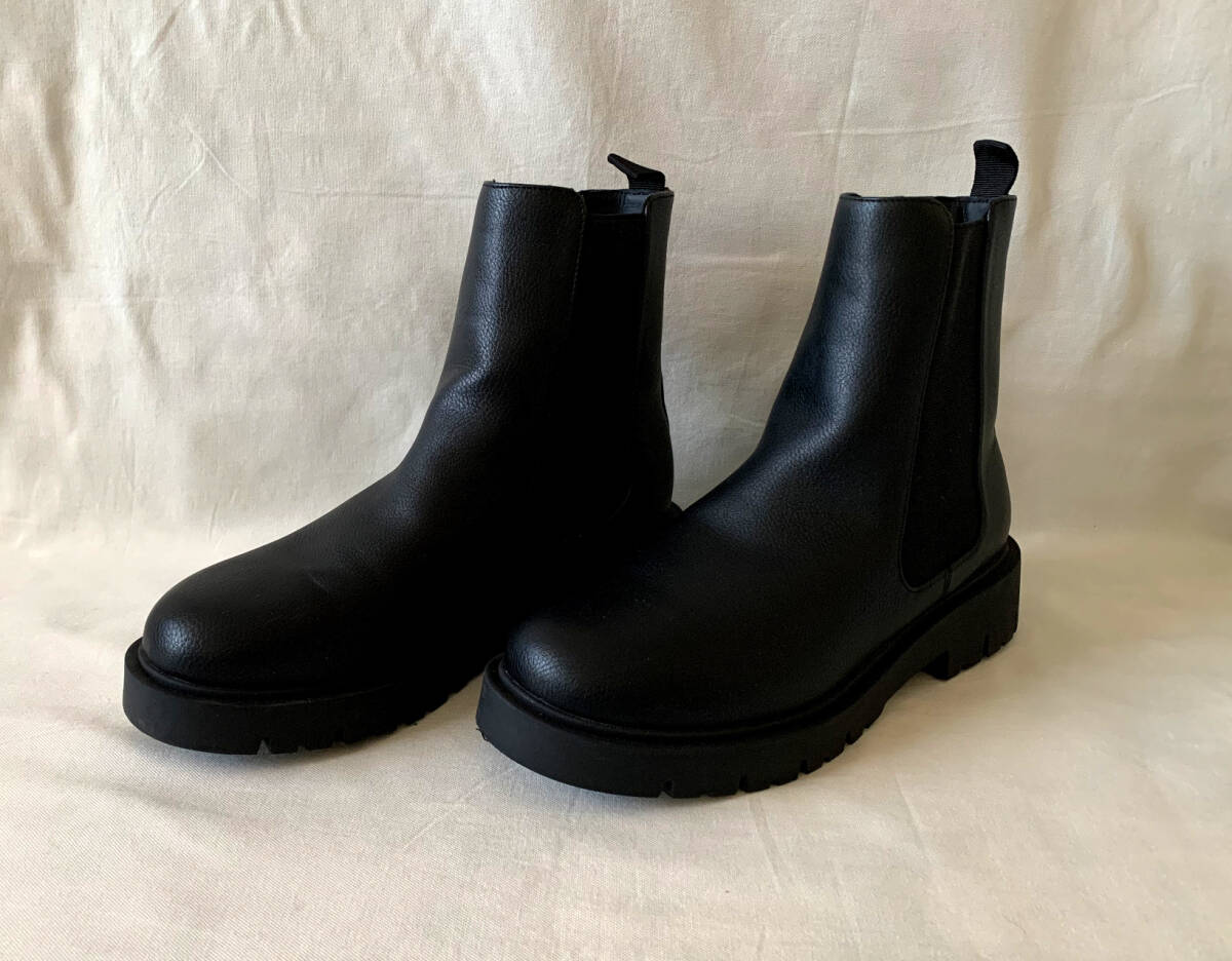 ☆大きいサイズ ショートブーツ☆42 26 26.5CM ★USED品拍卖