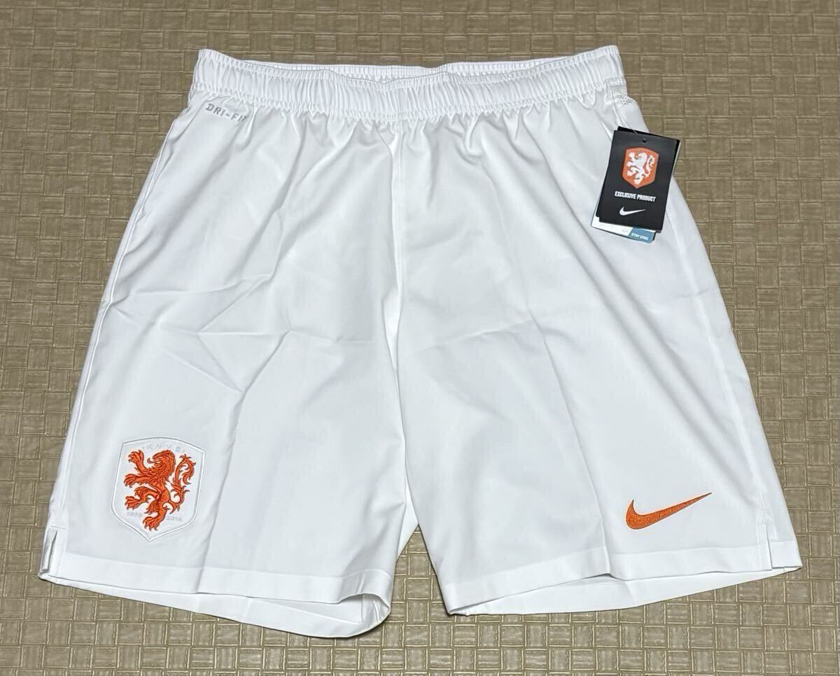 新品・S(USサイズ)・NIKE・DRI-FIT・ナイキ・オランダ代表 ゲーム パンツ ホーム レプリカ拍卖