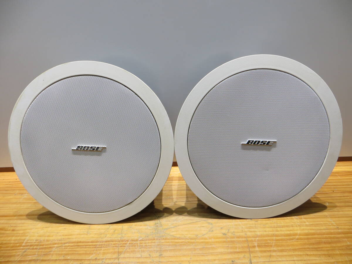 *S3468* BOSE ボーズ DS40F 天井埋込型 PA スピーカー (2個)動作確認済み品中古#*拍卖