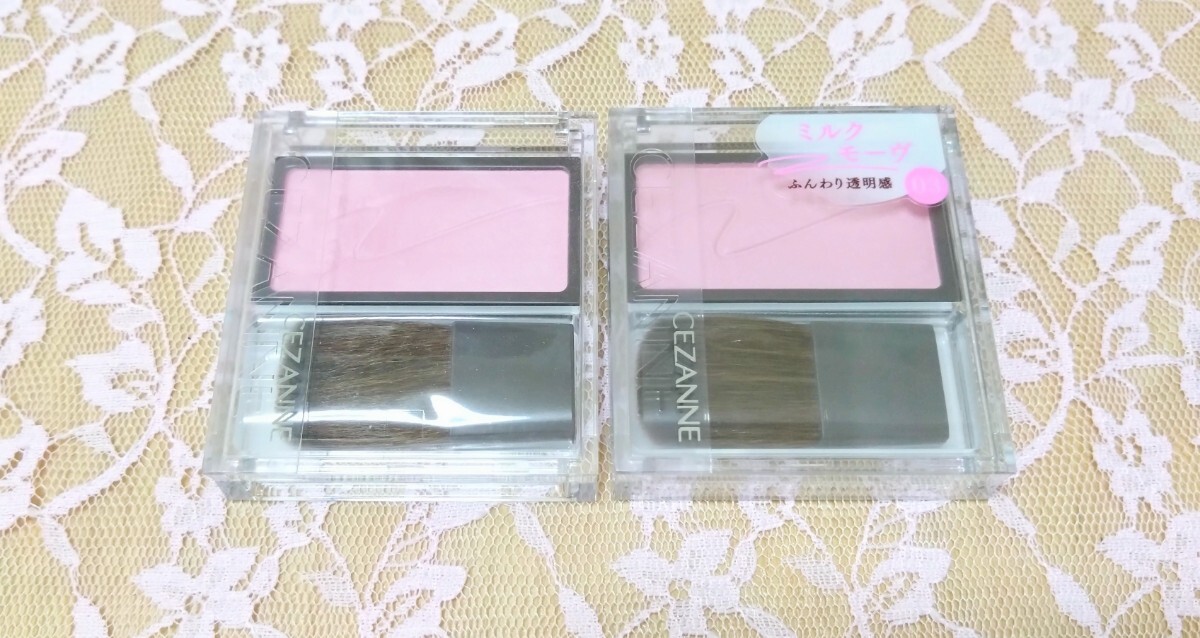 【1点未開封】 セザンヌ チーク ミルクモーヴ03 2点セット 拍卖