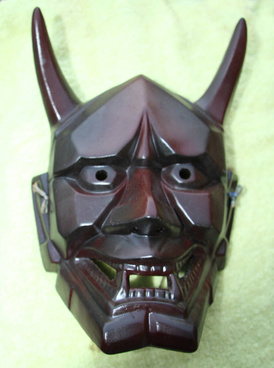 般若お面 壁掛け 魔除け キャスト製 工芸品拍卖