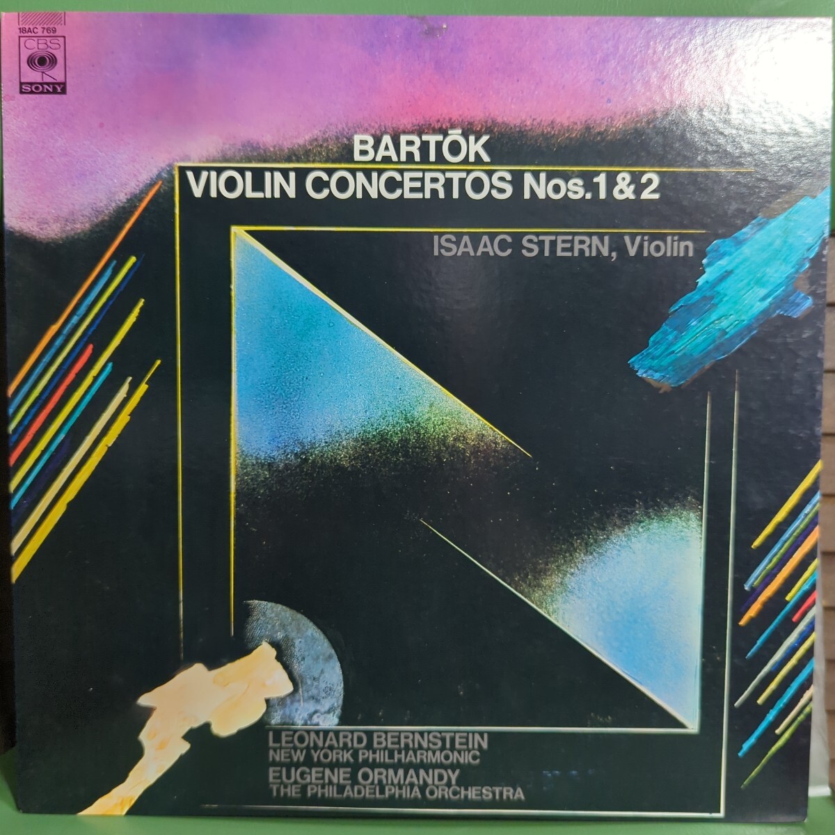 ド直球バーンスタイン! スターン/バルトーク/ヴァイオリン協奏曲 第1番(Ormandy, Phila管)、2番(Bernstein, NYP)/CBS/1961, 58年拍卖