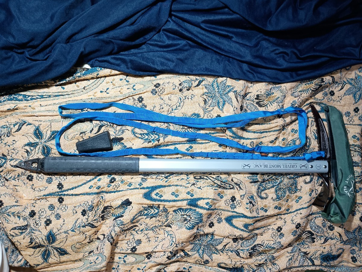 美品 グリベル MONT BLANC モンブラン リシュ カバー有り 66cm 登山 雪山 厳寒期 バックカントリー拍卖