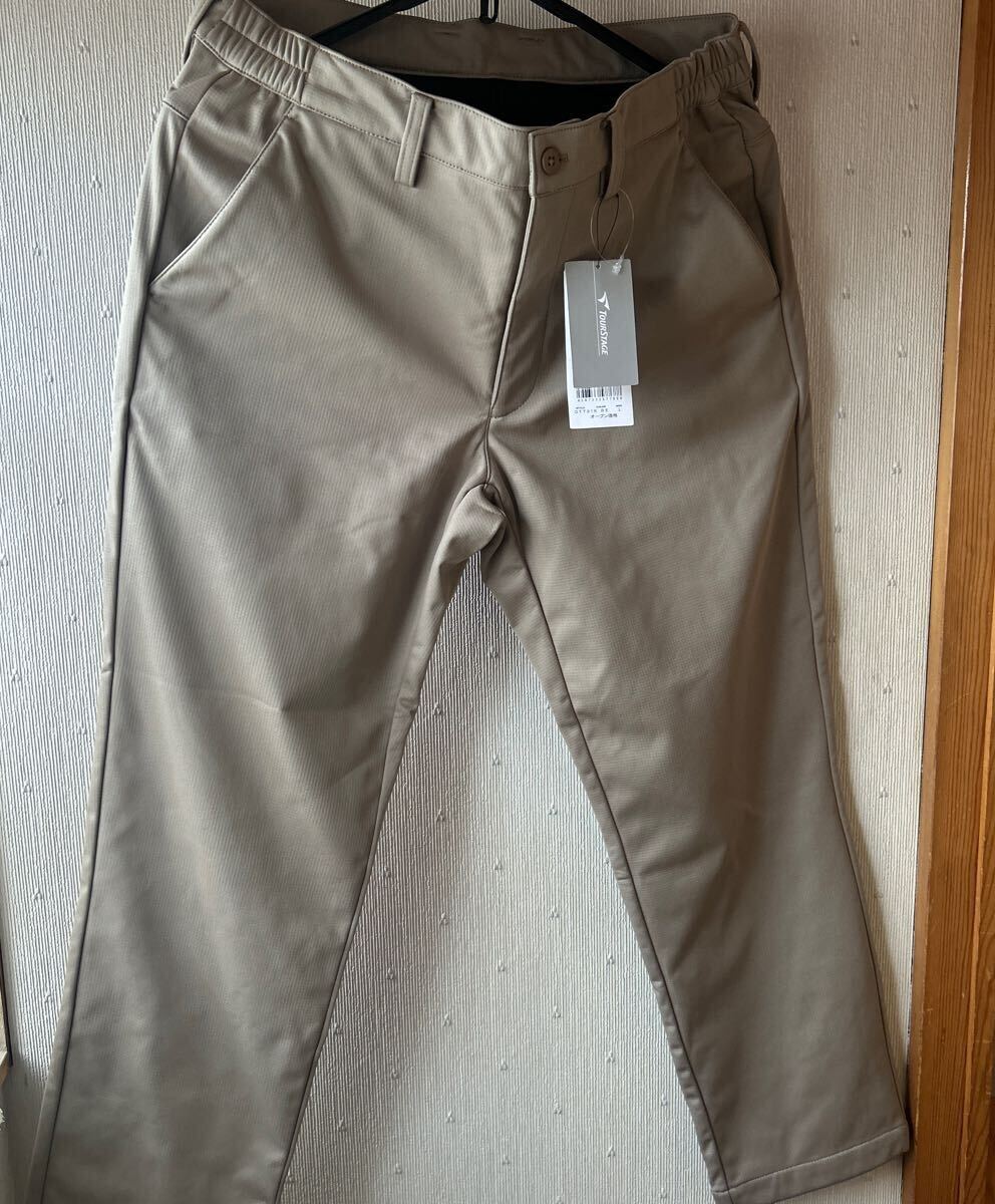 新品激安!ブリヂストン ツアーステージ 冬用 撥水保温ストレッチゴルフパンツLサイズ(w82〜88㎝)定価11000円拍卖