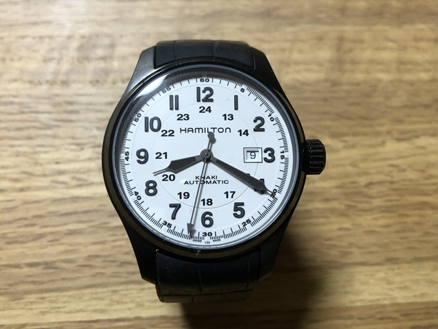 ブラックフライデー限定価格 正規品 スイス ハミルトン 腕時計 カーキ フィールド オート 自動巻き ラバーベルト④拍卖