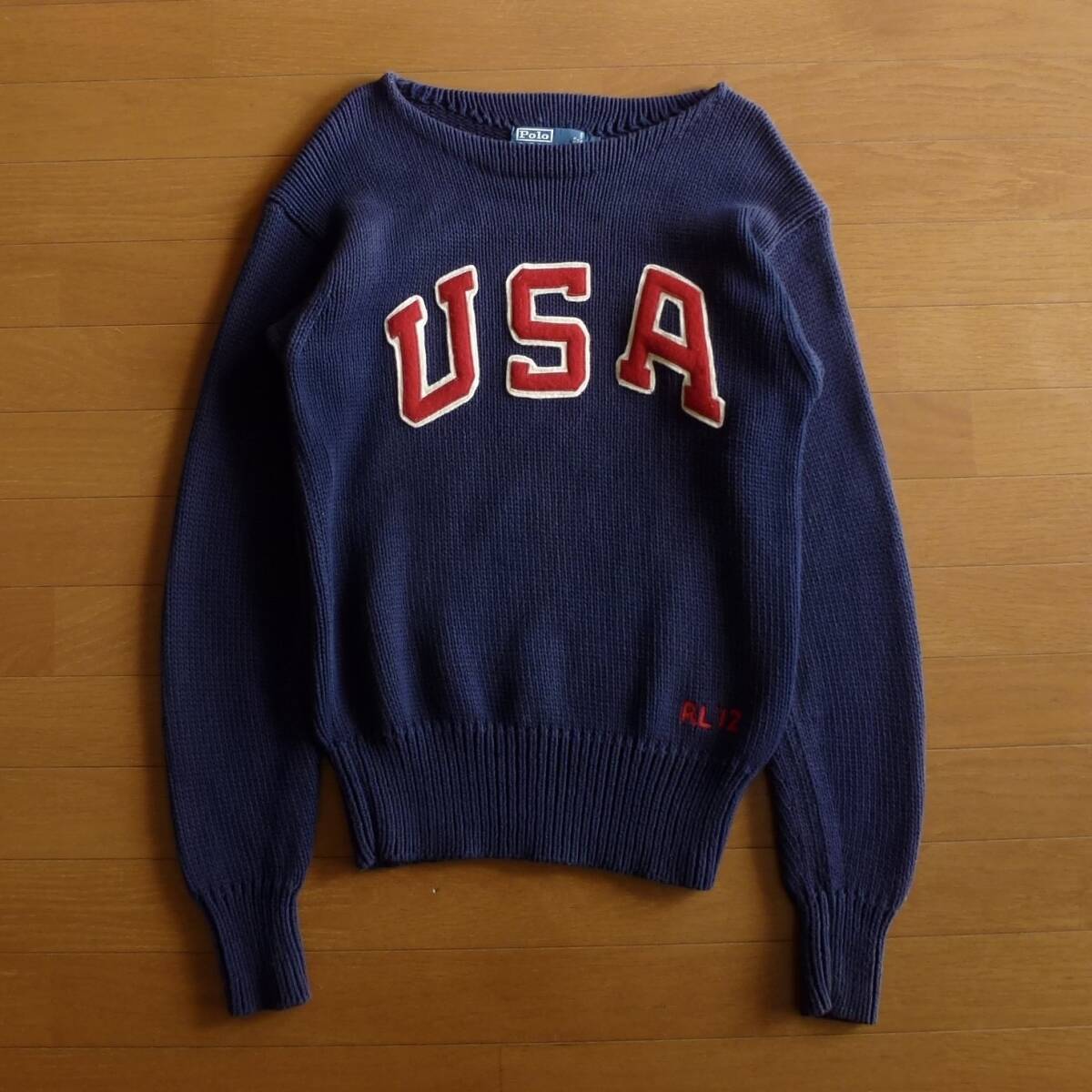 2012年 オリンピックチーム アメリカ代表 ラルフローレン セーター USA ロゴ 即決あり!拍卖