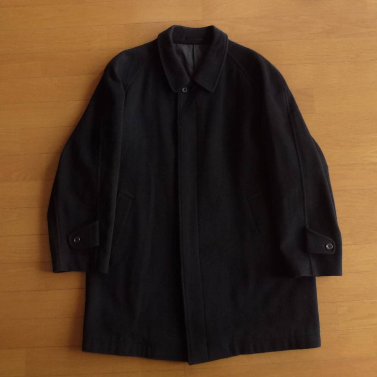 GIANNI VALENTINO カシミヤ バルマカーンコート 黒 即決あり!拍卖