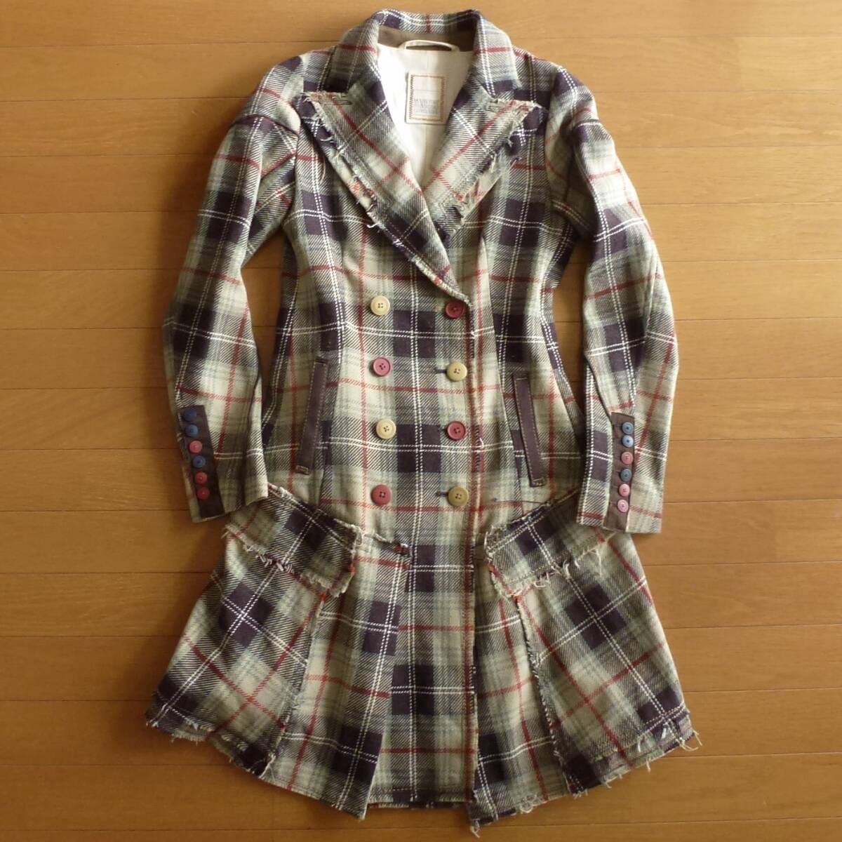 MARITHE + FRANCOIS GIRBAUD マリテフランソワジルボー コート カットオフ 即決あり!拍卖