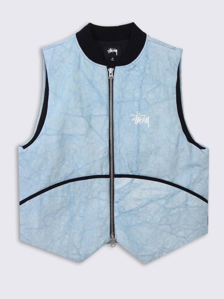 Stussy WASHED CANVAS PRIMALOFT VEST Lサイズ ストューシー ベスト ジレ拍卖