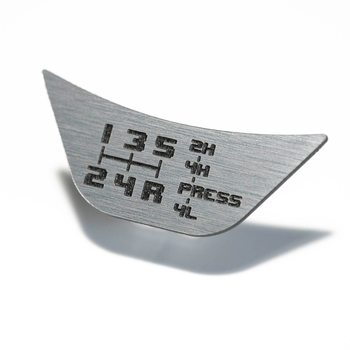 スズキ 4代目ジムニー/シエラ/ノマド用 ステアリングシフトパターンプレート シルバー拍卖