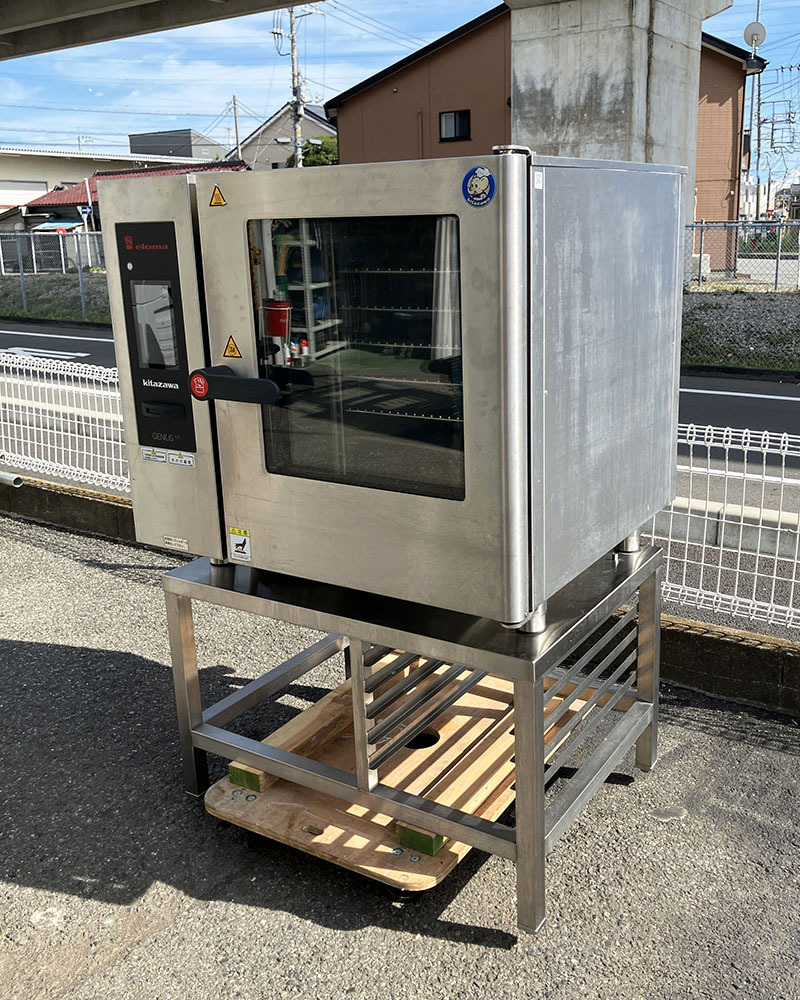 2022年製 北沢産業 スチームコンベクションオーブン KEMT-611 三相200V 架台付 マルチクッカー ハイエンドモデル 厨房 業務用 中古拍卖