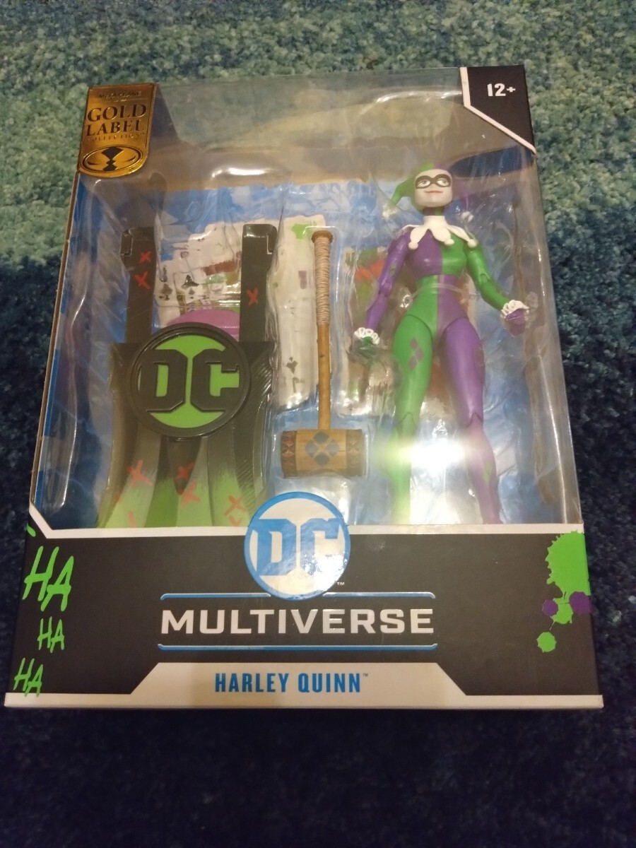 mcfarlane toys harley quinn マクファーレントイズ ハーレークイン バットマン マルチバース gold label拍卖