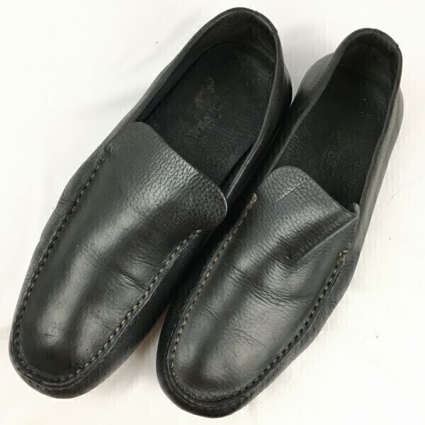 J.M.WESTON JMウェストン スリッポンシューズ ドライビングシューズ 黒 サイズ26.5-27.5相当 管NO.WZG-94拍卖