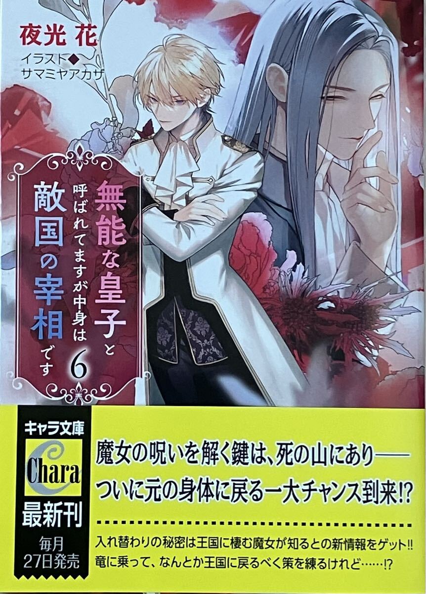 無能な皇子と呼ばれてますが中身は敵国の宰相です⑥ 夜光 花/サマミヤアカザ 非売品イラストカード付き 最新刊拍卖