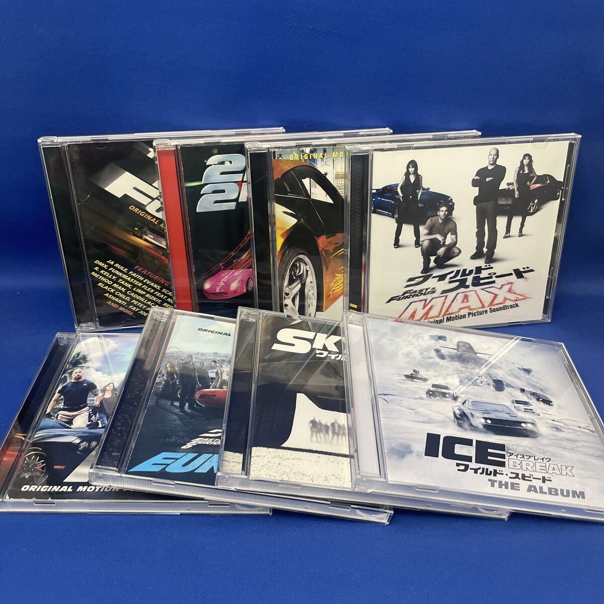 ワイルドスピード サウンドトラック 合計8枚セット 映画音楽 CD サントラ アルバム レンタル落ち/ 1・2・3・4・5・6・7・8拍卖