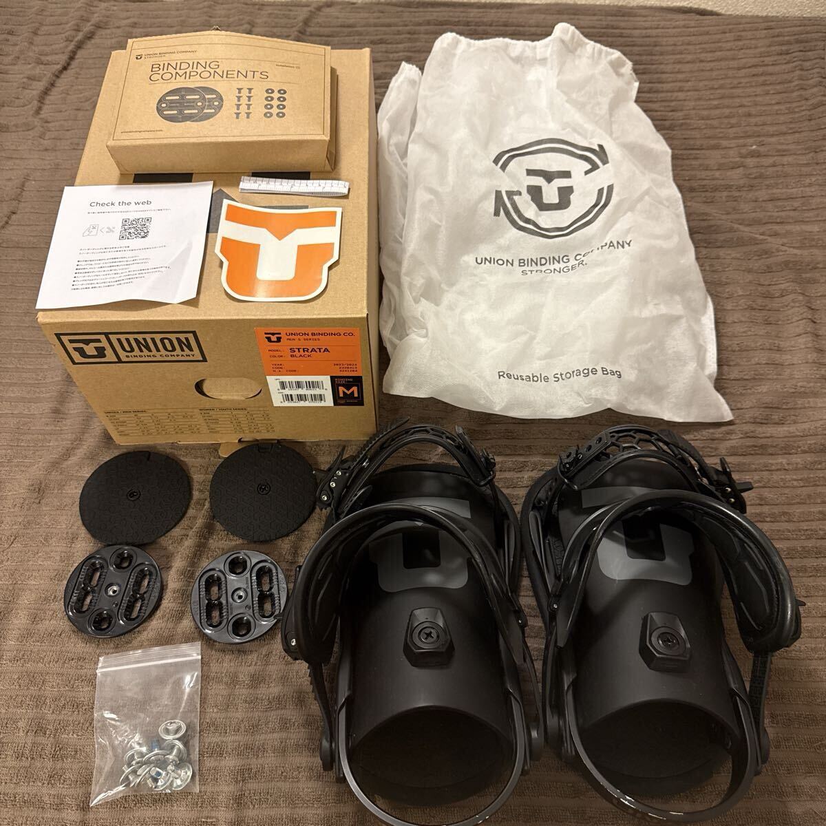 UNION ストラータ 23-24 ブラック Mサイズ拍卖