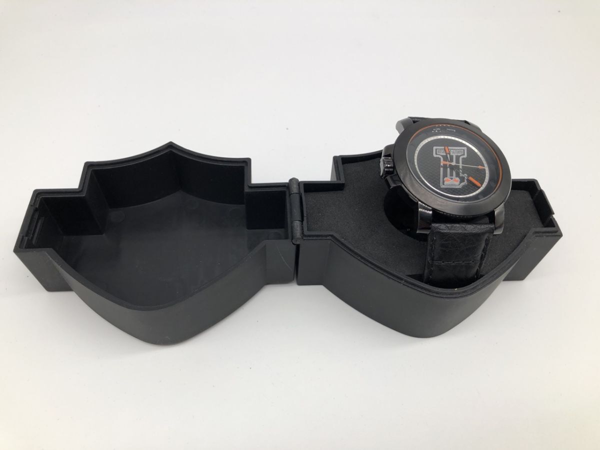 1201-205MKYH4116 腕時計 不動 Harley-Davidson ハーレーダビッドソン 2011 H-D 箱付 メンズ クォーツ拍卖