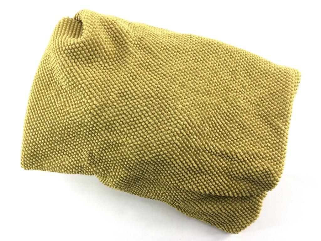 オットマンカバー のびるんフィット はっ水機能付き 防汚 ストレッチ Mサイズ マスタード拍卖