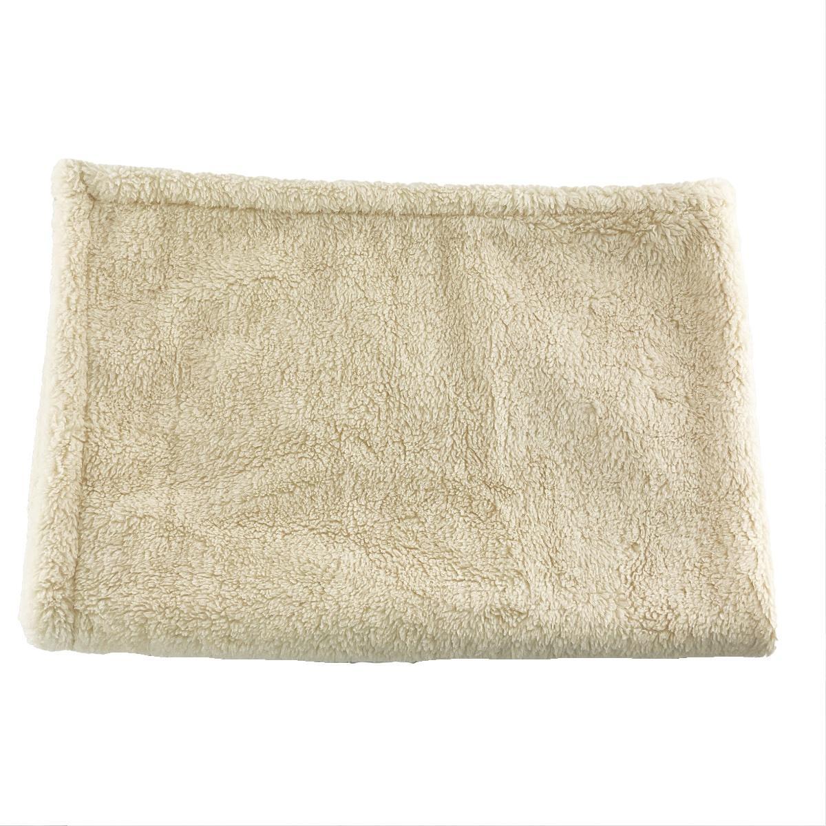 マイクロブランケット ハーフケット マイクロ毛布 100x65cm アイボリーホワイト拍卖