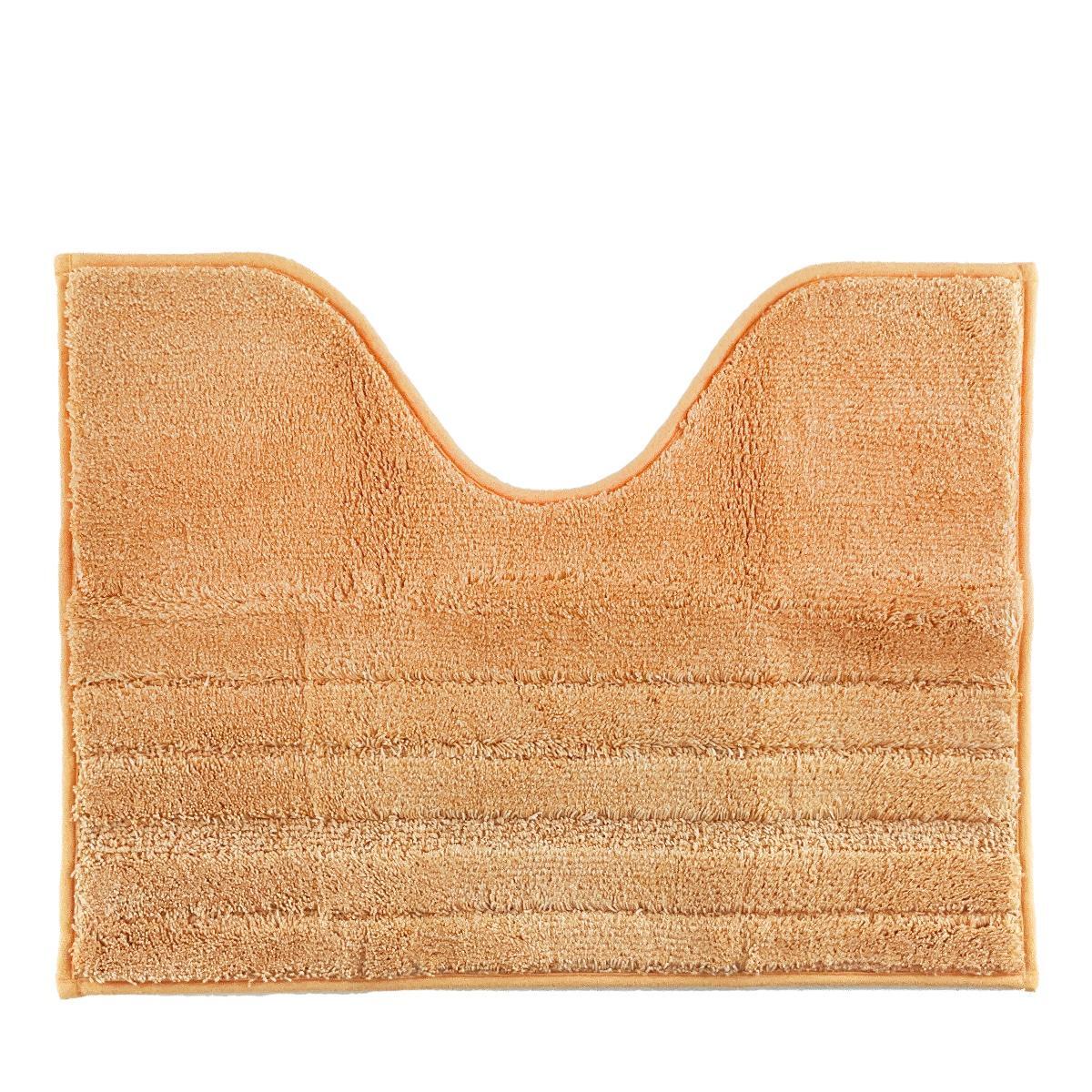 トイレマット 高密度 抗菌防臭 S 幅60x縦45cm ピーチオレンジ拍卖