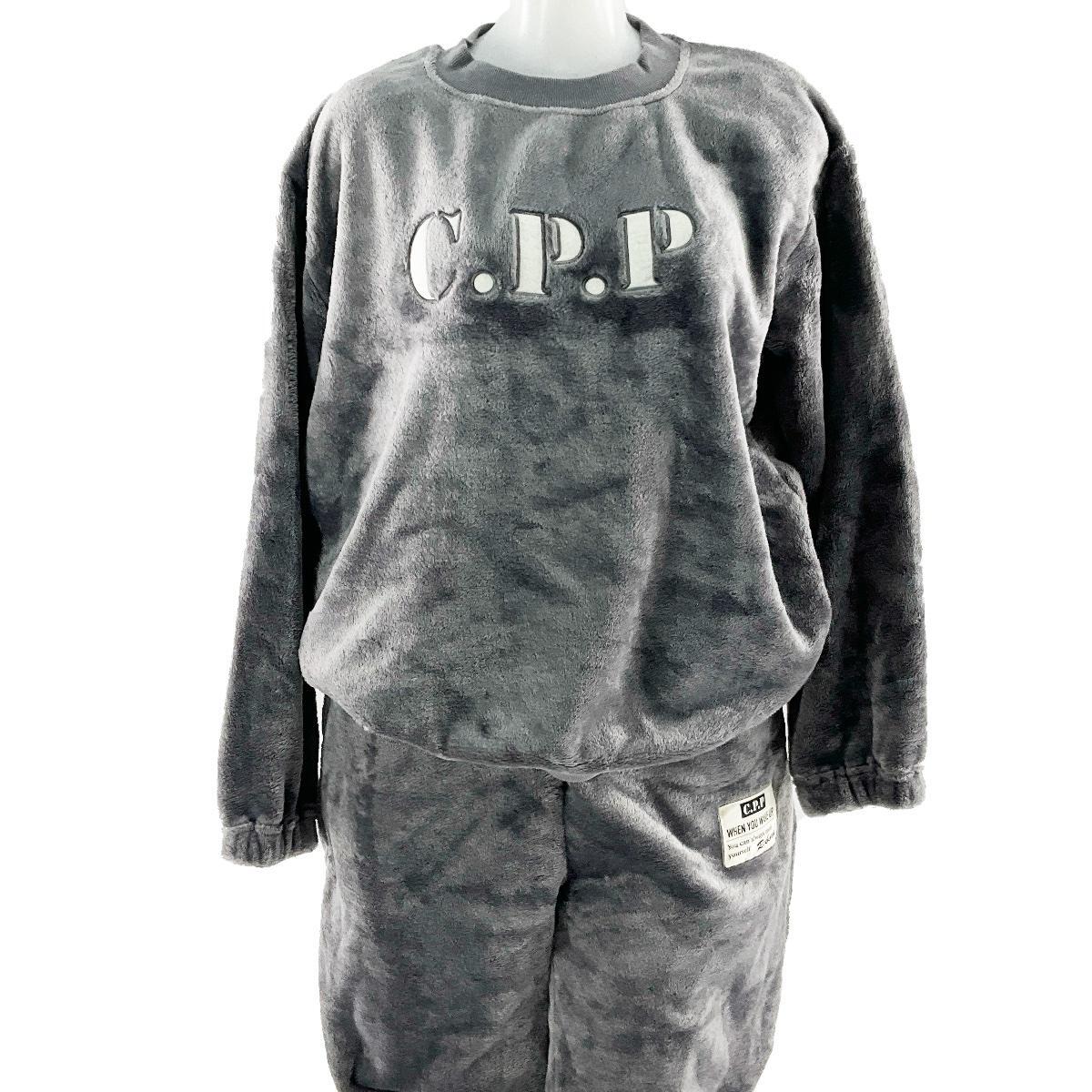 ロゴスウェット 高密度 フリース刺繍 M ローズグレー 冬拍卖