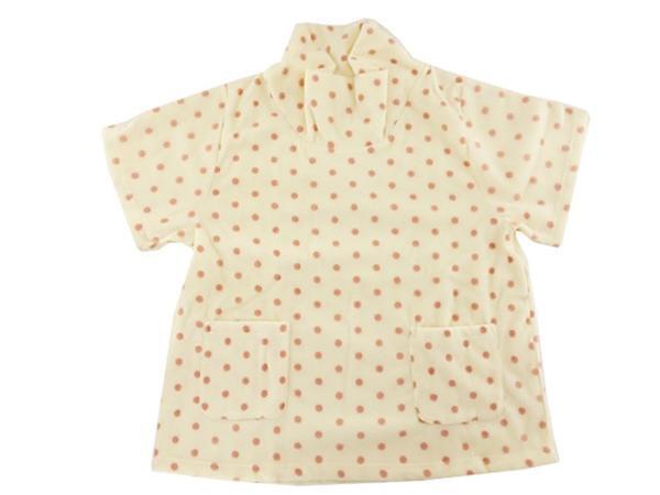 Aラインポンチョ あったか素材 広めの衿ぐり すっぽりかぶれる フリース 大きめサイズ 3L アイボリー 冬拍卖