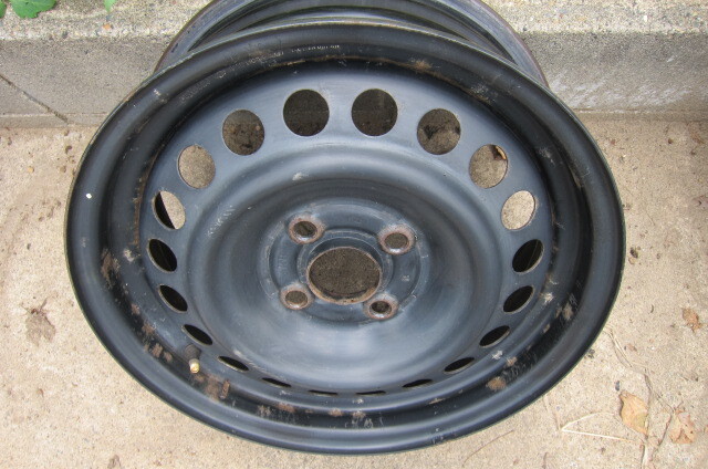 ホンダ GK系 フィット 純正 15インチ 6J +50 PCD100-4H スチールホイール 鉄ホイール 刻印T5B K4 1本 拍卖