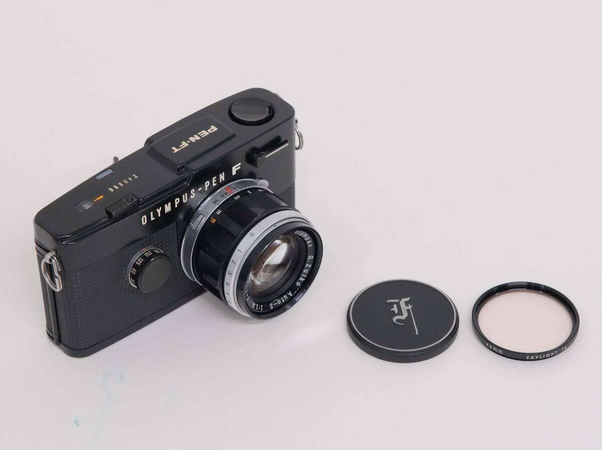 オリンパス PEN FT ブラックボディ 40mm F1.4付 超美品 可動確認済み拍卖