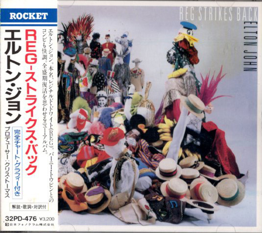 ◆CD/帯付き◆Elton John「Reg Strikes Back」32PD-476拍卖