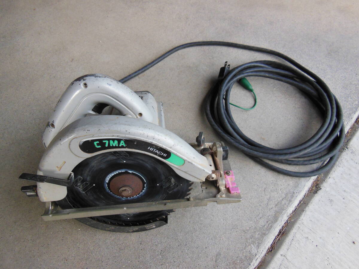 日立工機 190mm 丸のこ C7MA ジャンク拍卖