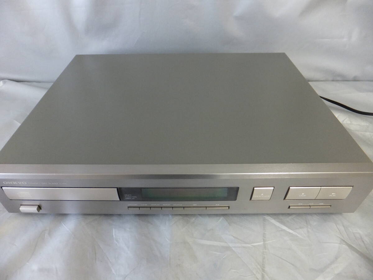 ♪ ONKYO COMPACT DISC PLAYER C-100 オンキョーCDプレヤー ※動作確認済み動作品・動作試験詳細有り拍卖