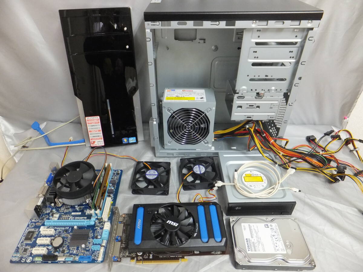 ■マウスPC SPC-137GW7H13C i7-3770@3.40GHz 16GB HDD 1TB (Win10動確用) ビデオ1GB SD μSD DVDR リフレッシュクリーン再組動作良好品拍卖