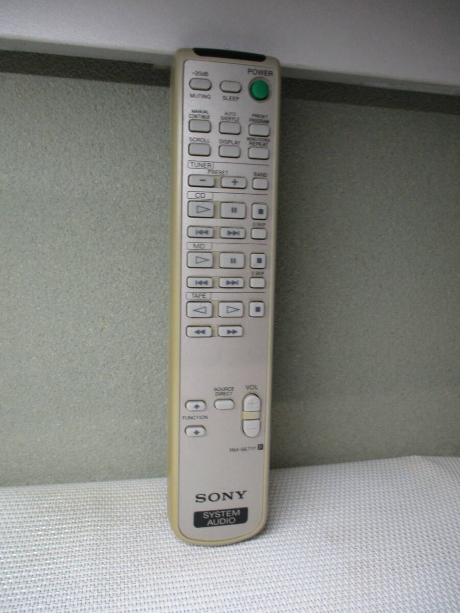 SONY オーディオリモコン RM-SE717拍卖