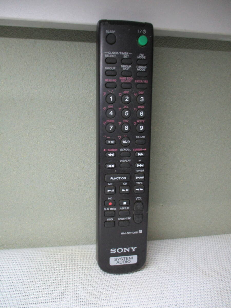 ソニー SONY★オーディオリモコン★RM-SM100B★拍卖