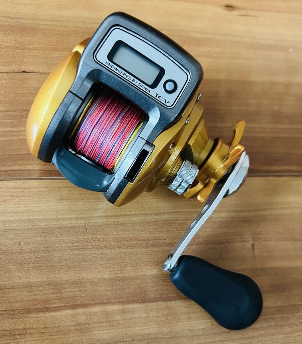 美品 ダイワ イッツ ICV 150R 新品電池交換済み 右ハンドル タイラバ、タチウオ、ライトゲーム、イカメタルにDAIWA It's ICV 150R 機関良好拍卖