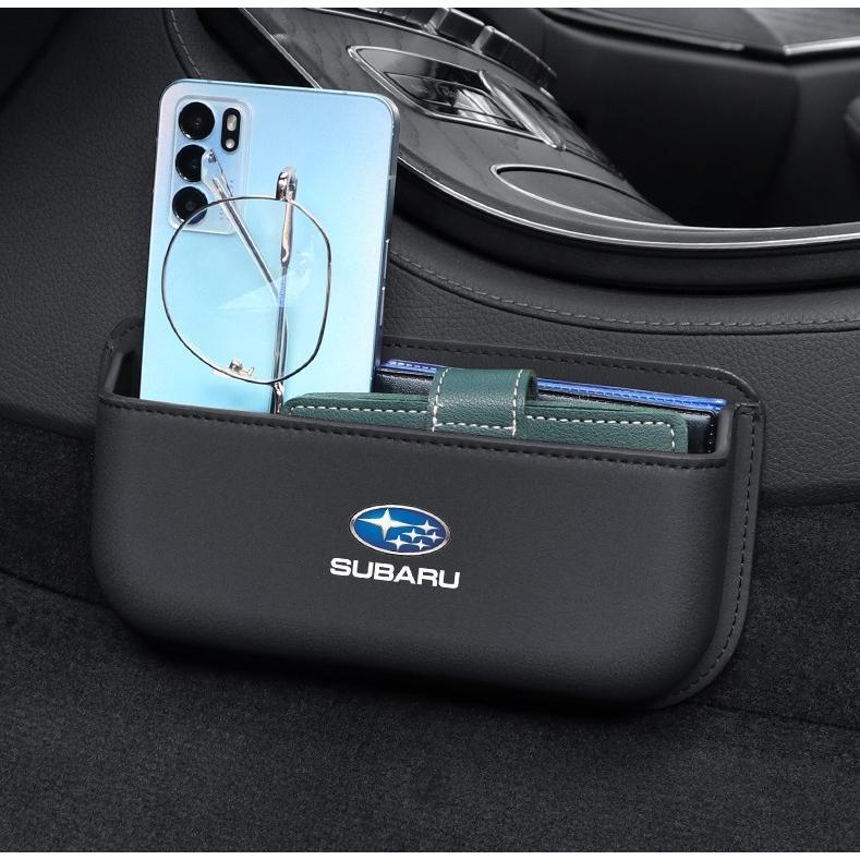 スバル SUBARU 車用サイドバッグ 車用収納袋 携帯収納ボックス PUレザー 収納ポケット 両面テープ式 小物収納 多機能拍卖