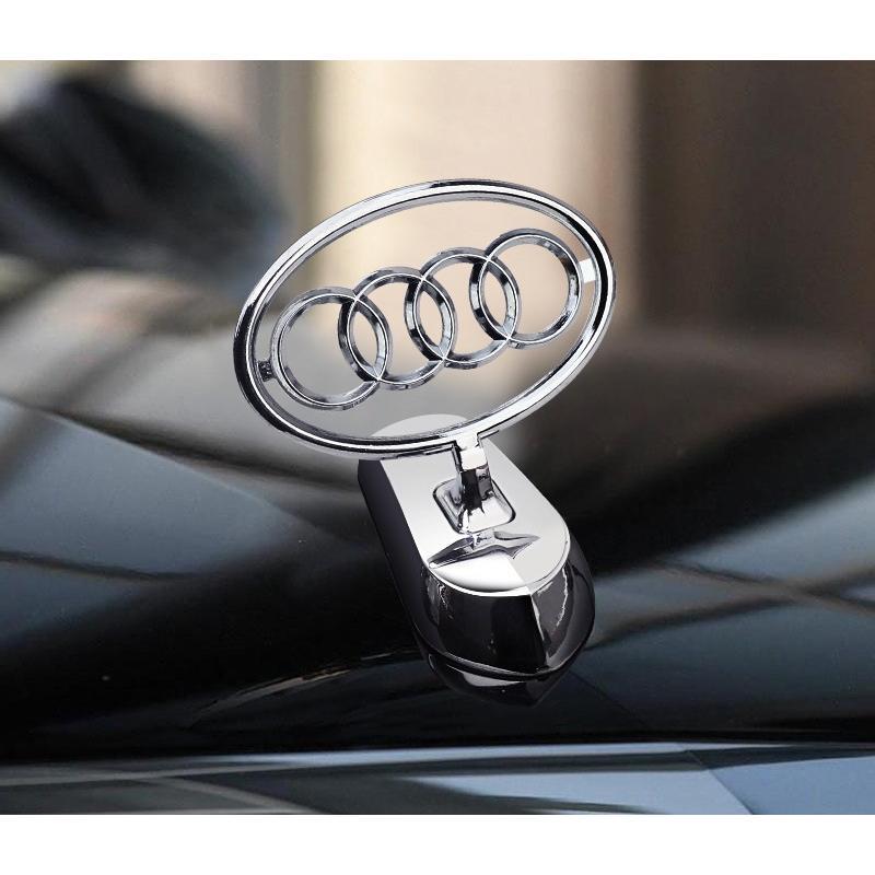 アウディ 車ボンネットマーク フロントエンブレム ウ ボンネット ウイングマーク 立体3D 金属製オーナメント拍卖