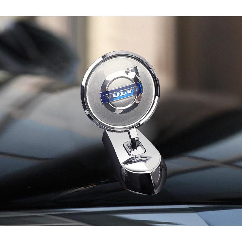 ボルボ VOLVO 車ボンネットマーク フロントエンブレム ウ ボンネット ウイングマーク 立体3D 金属製オーナメント拍卖